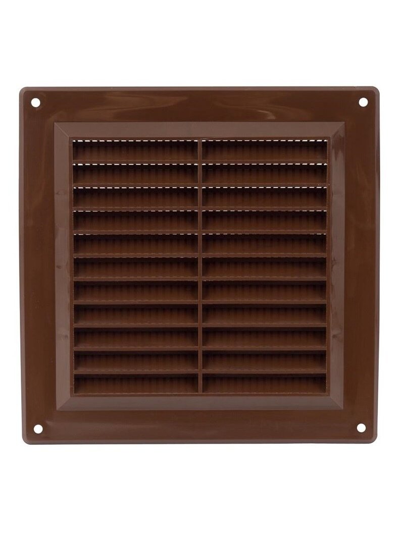 Ventiliacijos grotelės EUROPLAST VR1515B, 150 x 150 mm