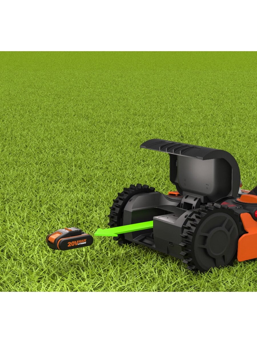 Vejos robotas Landroid M1000, WR143E, Worx 8