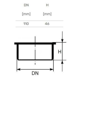 Vidaus kanalizacijos aklė Ultra dB, Ø 110 mm Vidaus kanalizacijos aklė Ultra dB, Ø 110 mm