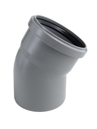 Vidaus kanalizacijos alkūnė HTplus, Ø 110 mm, 22° Vidaus kanalizacijos alkūnė HTplus, Ø 110 mm, 22°