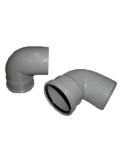 Vidaus kanalizacijos alkūnė Wavin, Ø 110 mm, 87° Vidaus kanalizacijos alkūnė Wavin, Ø 110 mm, 87°