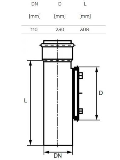 Vidaus kanalizacijos pravala Ultra dB, Ø 110 mm Vidaus kanalizacijos pravala Ultra dB, Ø 110 mm