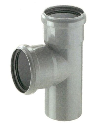 Vidaus kanalizacijos trišakis HTplus, Ø 75 / 75 mm, 87°