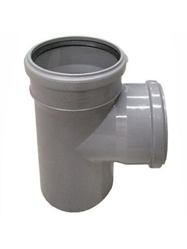 Vidaus kanalizacijos trišakis Wavin, Ø 110 / 110 mm, 88° Vidaus kanalizacijos trišakis Wavin, Ø 110 / 110 mm, 88°