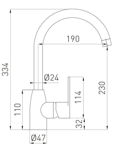 Virtuvinis maišytuvas Cordoba BCD4