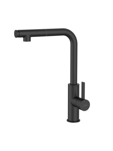 Virtuvinis maišytuvas Invena Preto BZ-48-W04-L, juodas