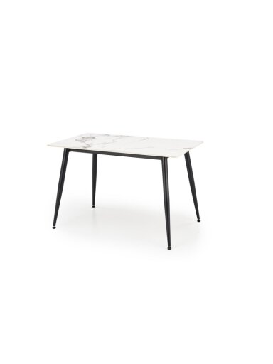 Virtuvinis stalas, baltas, 120 cm x 100 cm x 70 - 76 cm