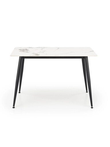 Virtuvinis stalas, baltas, 120 cm x 100 cm x 70 - 76 cm