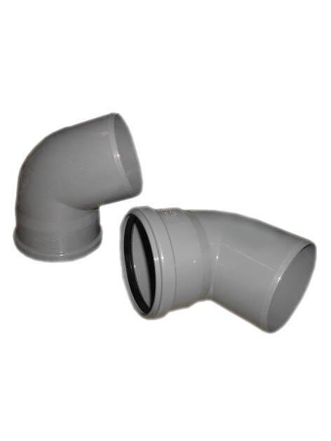 Vidaus kanalizacijos alkūnė Wavin,  Ø 110 mm, 67 °