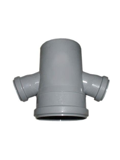Vidaus kanalizacijos keturšakis Wavin, Ø 50/50/110 mm, 67° Vidaus kanalizacijos keturšakis Wavin, Ø 50/50/110 mm, 67°