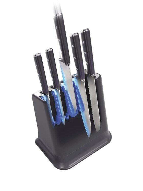 Virtuvinių peilių komplektas, su stovu Tefal EverSharp 5 vnt 2 Virtuvinių peilių komplektas, su stovu Tefal EverSharp 5 vnt 2
