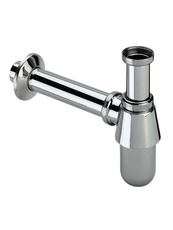 Viega butelinis praustuvo sifonas, be ventilio su vamzdeliu, 1 1/4 x 32, chromas Viega butelinis praustuvo sifonas, be ventilio su vamzdeliu, 1 1/4 x 32, chromas