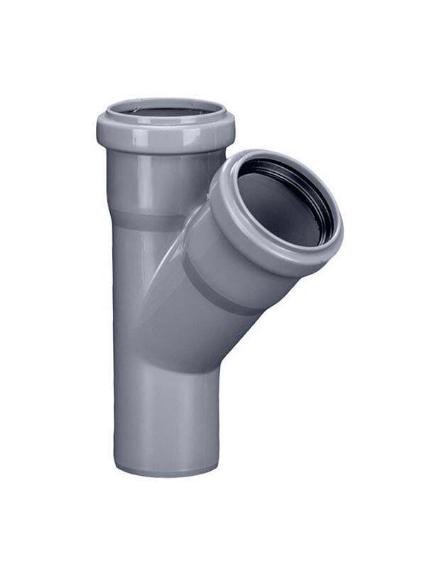Vidaus kanalizacijos trišakis HTplus, Ø 110 / 110 mm, 45° Vidaus kanalizacijos trišakis HTplus, Ø 110 / 110 mm, 45°