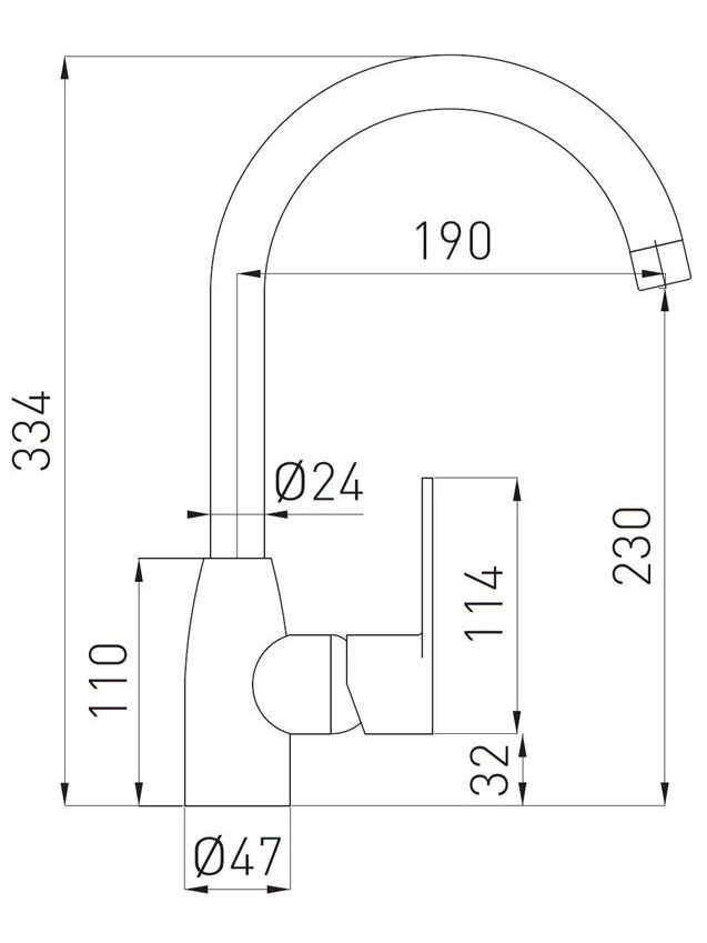 Virtuvinis maišytuvas Cordoba BCD4 1 Virtuvinis maišytuvas Cordoba BCD4 1