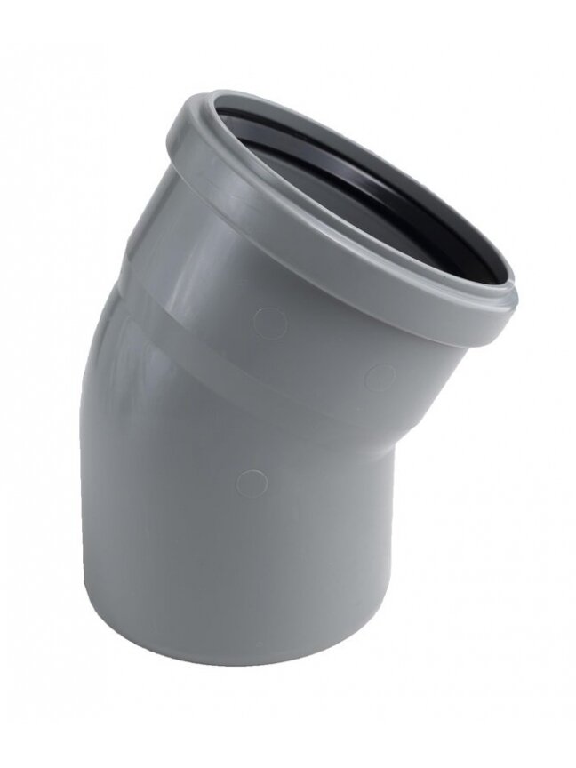 Vidaus kanalizacijos alkūnė HTplus, Ø 75 mm, 30°