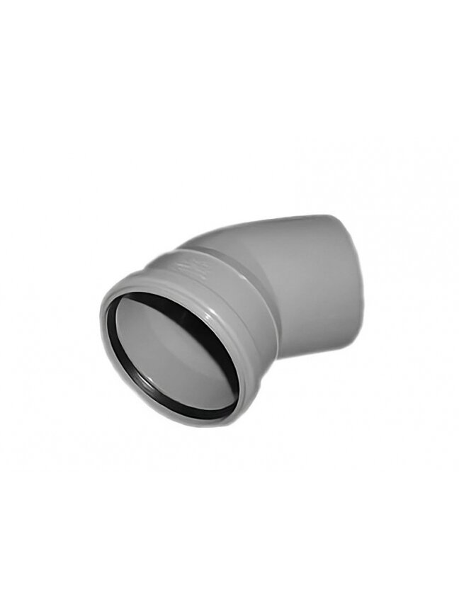 Vidaus kanalizacijos alkūnė Wavin, Ø 110 mm, 15°