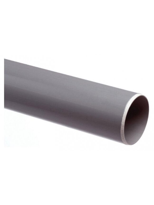 Vidaus kanalizacijos PVC vamzdis Wavin, Ø 110 mm, 0,5 m