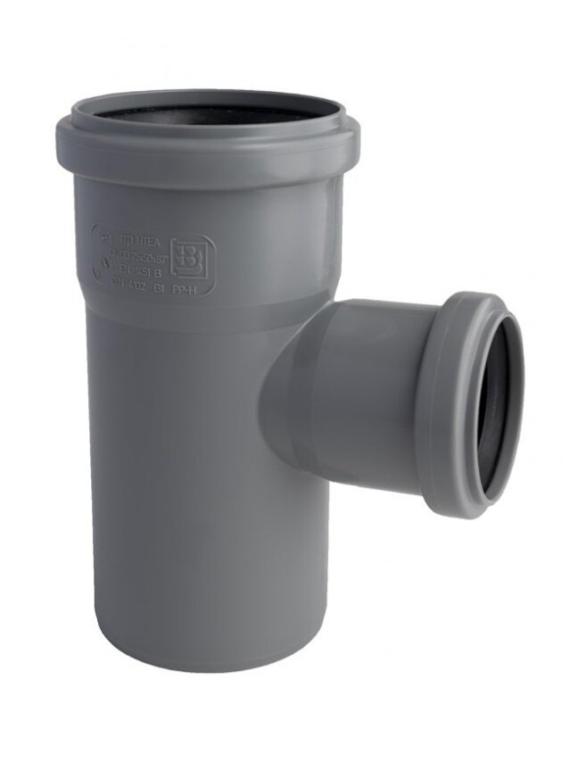 Vidaus kanalizacijos trišakis HTplus, Ø 50 / 75 mm, 87° Vidaus kanalizacijos trišakis HTplus, Ø 50 / 75 mm, 87°