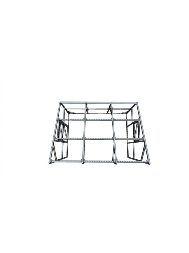 Vienšlaitis šiltnamis 2300x3100 6 mm 2 Vienšlaitis šiltnamis 2300x3100 6 mm 2
