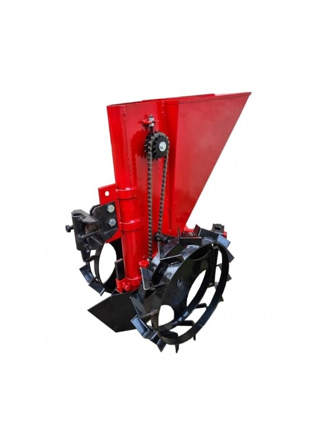 Vienvagė česnakų sodinamoji prie motobloko CSH-1 Vienvagė česnakų sodinamoji prie motobloko CSH-1
