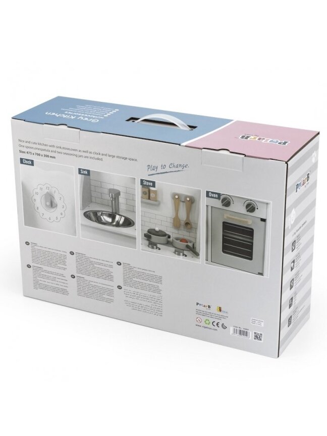 VIGA PolarB Virtuvė su Eco Grey priedais 6 VIGA PolarB Virtuvė su Eco Grey priedais 6