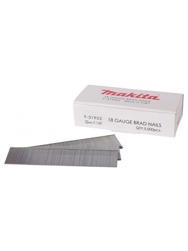 Vinys Dailylentėms Makita 18GA F-31896, 32 mm x 1.2 mm Vinys Dailylentėms Makita 18GA F-31896, 32 mm x 1.2 mm
