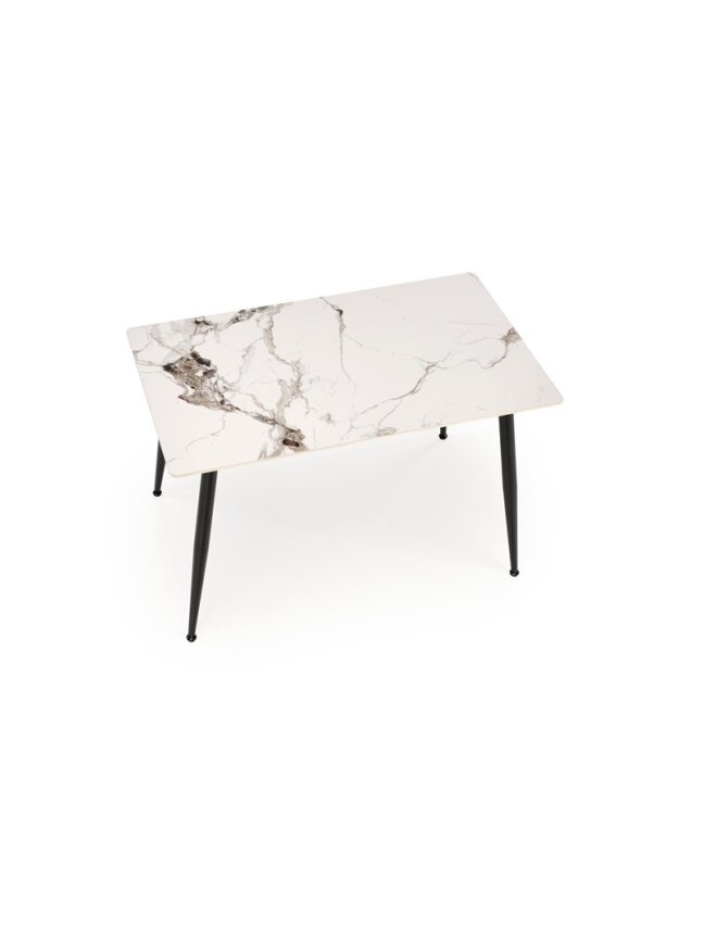 Virtuvinis stalas, baltas, 120 cm x 100 cm x 70 - 76 cm 2 Virtuvinis stalas, baltas, 120 cm x 100 cm x 70 - 76 cm 2