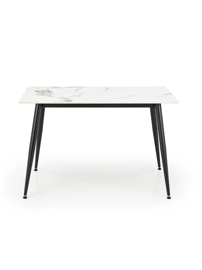 Virtuvinis stalas, baltas, 120 cm x 100 cm x 70 - 76 cm Virtuvinis stalas, baltas, 120 cm x 100 cm x 70 - 76 cm