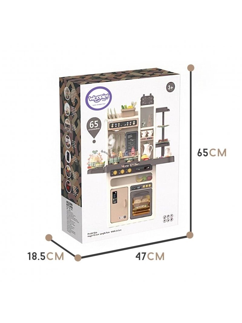 VIGA PolarB medinė virtuvė su Eco Green priedais 24 VIGA PolarB medinė virtuvė su Eco Green priedais 24