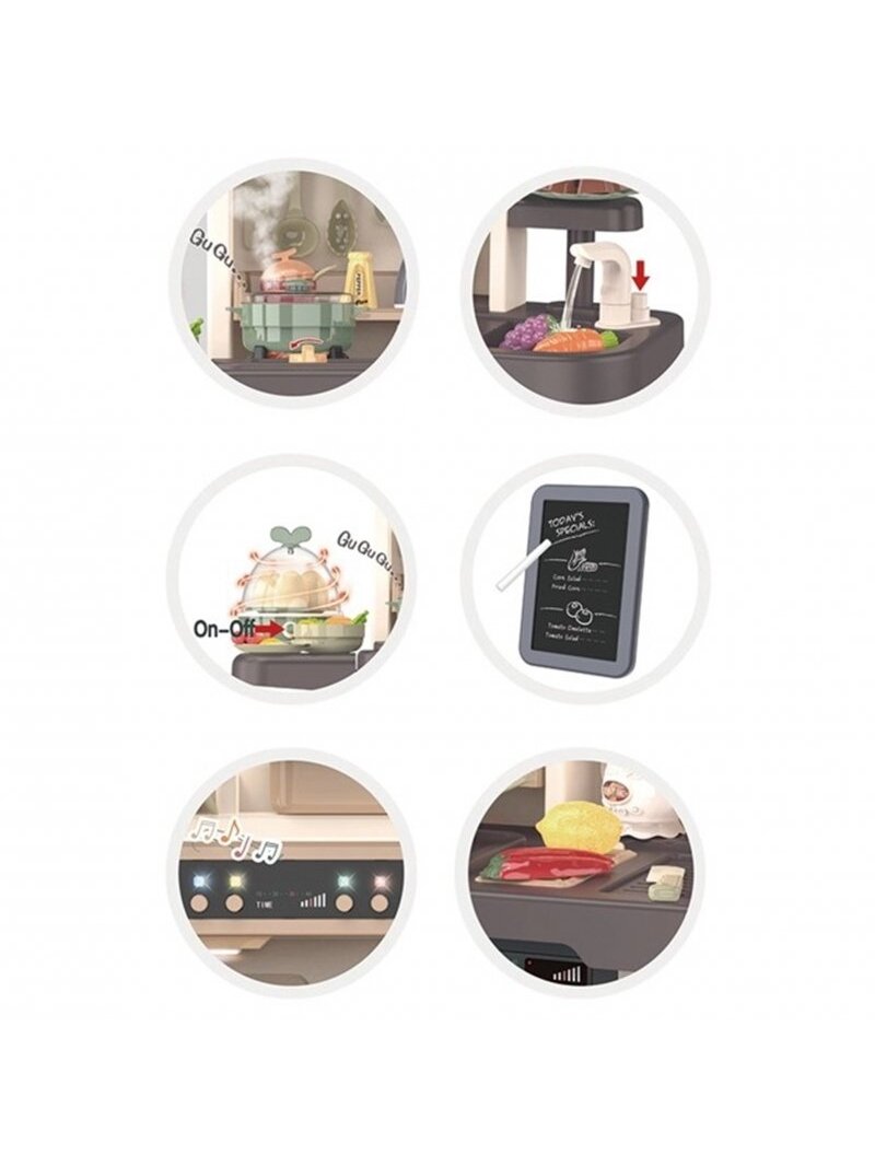 VIGA PolarB medinė virtuvė su Eco Green priedais 4 VIGA PolarB medinė virtuvė su Eco Green priedais 4