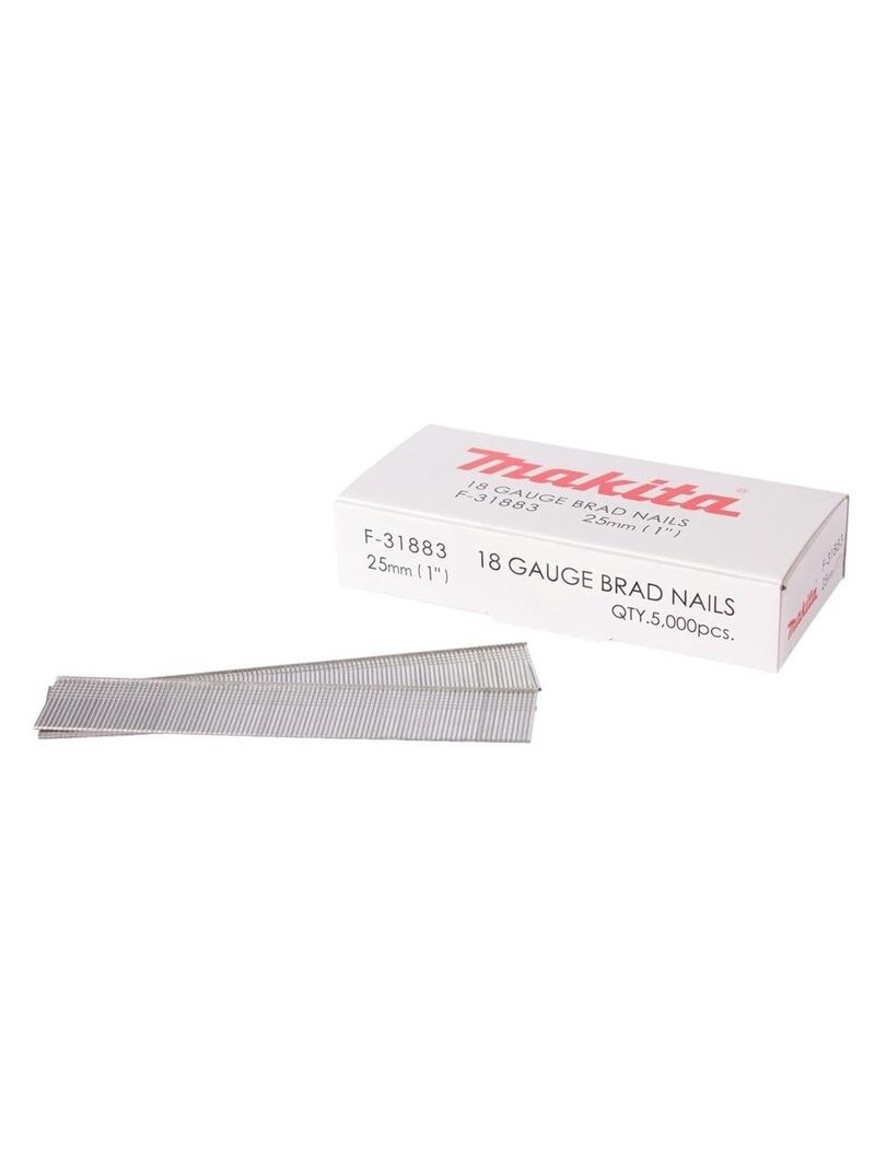 Vinys Dailylentėms Makita 18GA F-31883, 25 mm x 1.2 mm Vinys Dailylentėms Makita 18GA F-31883, 25 mm x 1.2 mm