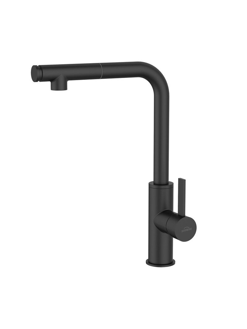 Virtuvinis maišytuvas Invena Preto BZ-48-W04-L, juodas