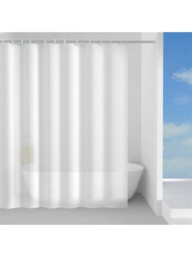 Vonios užuolaida Gedy Basic 180 x 200 cm, balta Vonios užuolaida Gedy Basic 180 x 200 cm, balta