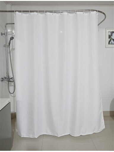 Vonios užuolaida Ridder, balta, 200 cm x 180 cm Vonios užuolaida Ridder, balta, 200 cm x 180 cm