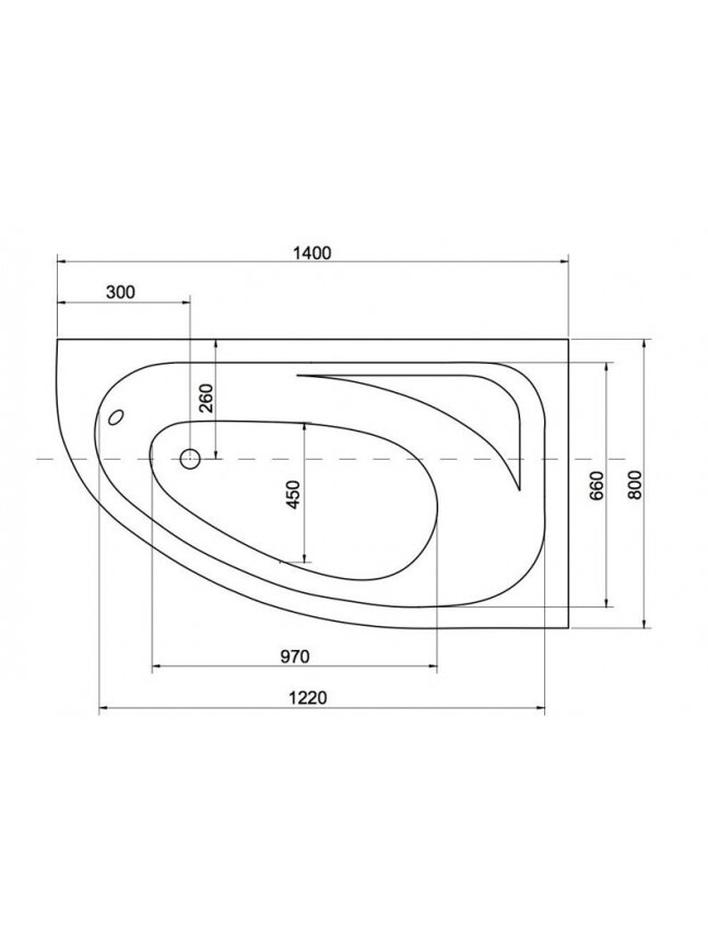 Vonia Besco Piramida Cornea, 140x80x55 cm, akrilas, dešininė 2 Vonia Besco Piramida Cornea, 140x80x55 cm, akrilas, dešininė 2