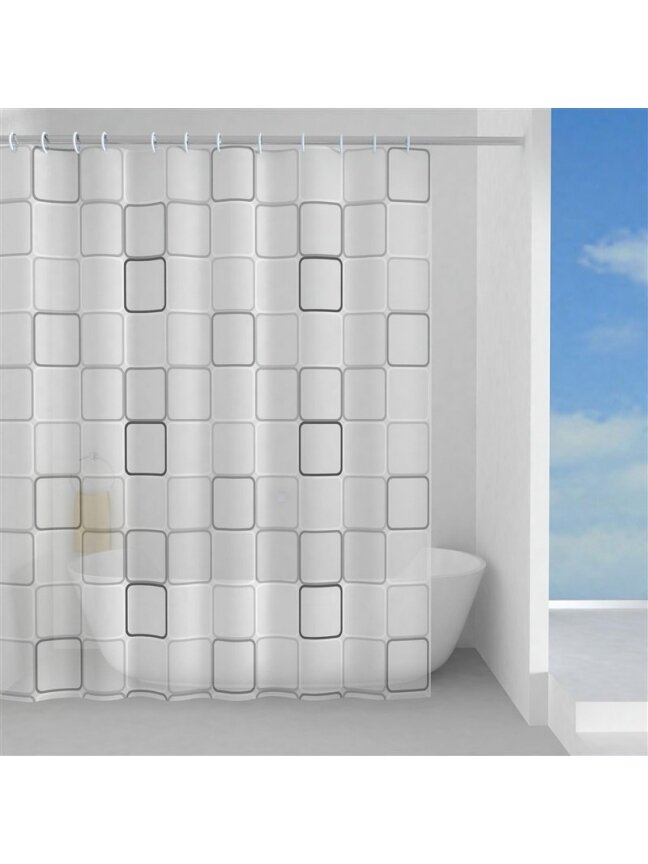 Vonios užuolaidos Gedy Domino TVI13291830, 1,8 x 2 m 1