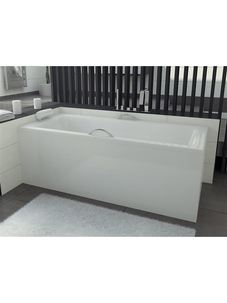 Vonios panelė Piramida Talia OAT-100-PK, 100x70 cm 1 Vonios panelė Piramida Talia OAT-100-PK, 100x70 cm 1