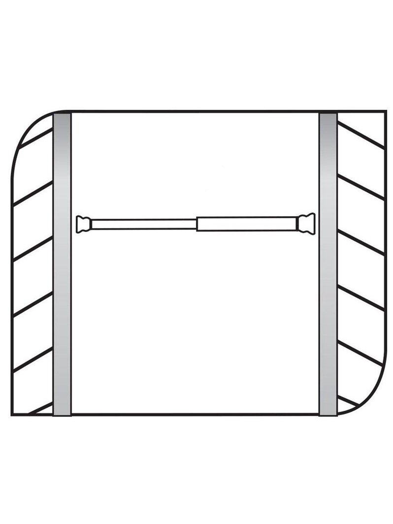 Vonios karnizas Ridder 155201, 110-185 cm 2 Vonios karnizas Ridder 155201, 110-185 cm 2
