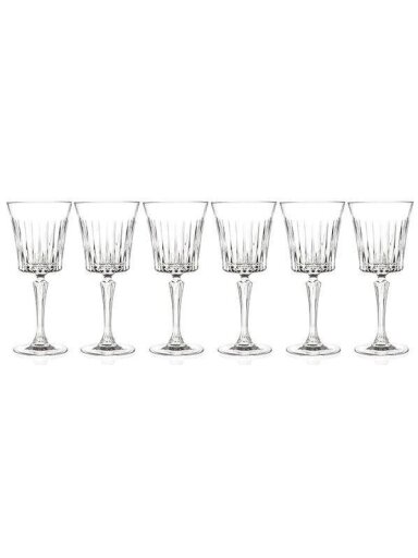 Vyno taurės RCR TIMELESS 2588002, 230 ml, 6 vnt.