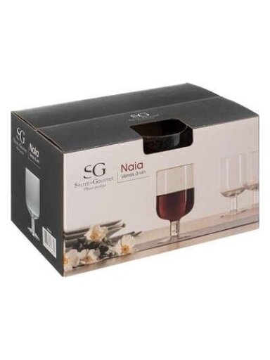 Vyno taurių komplektas Secret de Gourmet, 0.35 l, 6 vnt.