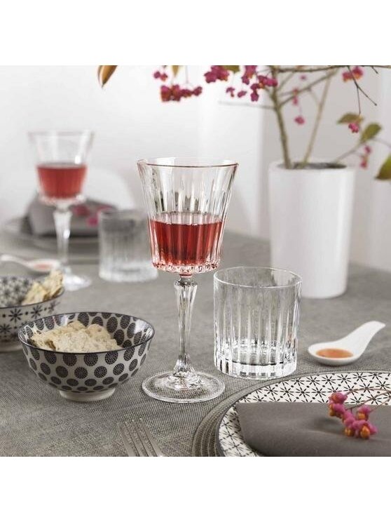 Vyno taurės RCR TIMELESS 2588002, 230 ml, 6 vnt. 2