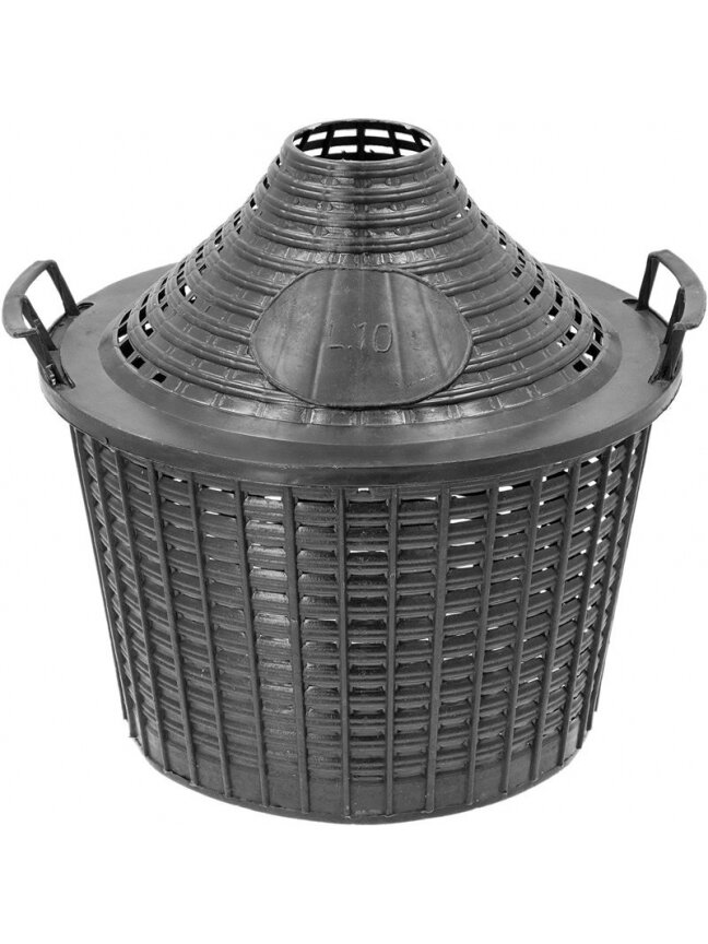 Vyno indas su plastikiniu krepšiu BROWIN 644010, 10 l 2 Vyno indas su plastikiniu krepšiu BROWIN 644010, 10 l 2
