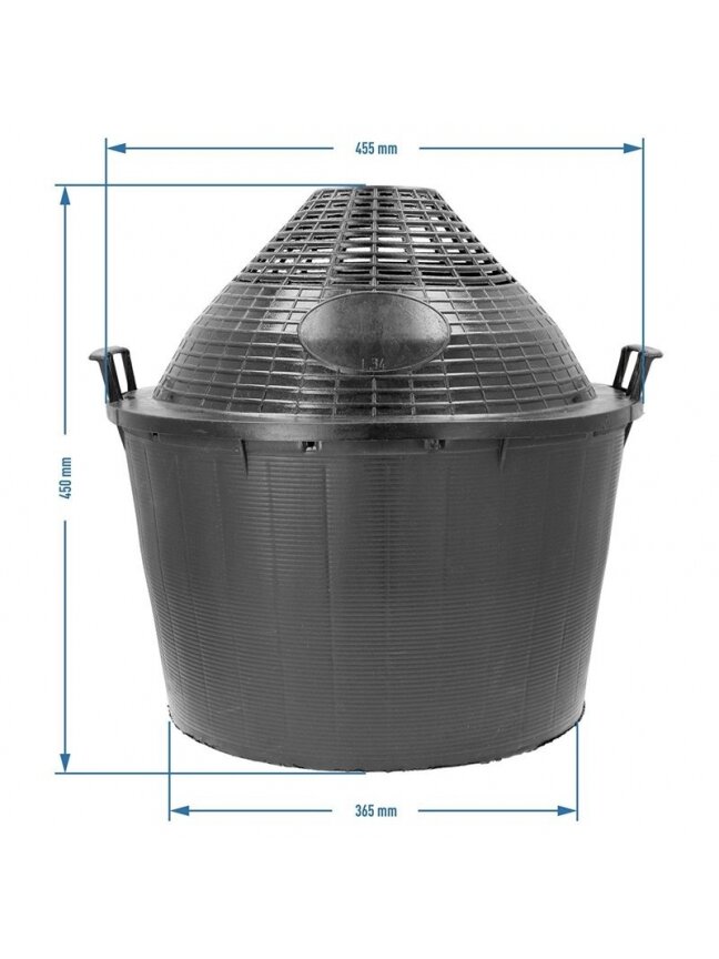Vyno indas su plastikiniu krepšiu BROWIN 644034, 34 l 2 Vyno indas su plastikiniu krepšiu BROWIN 644034, 34 l 2