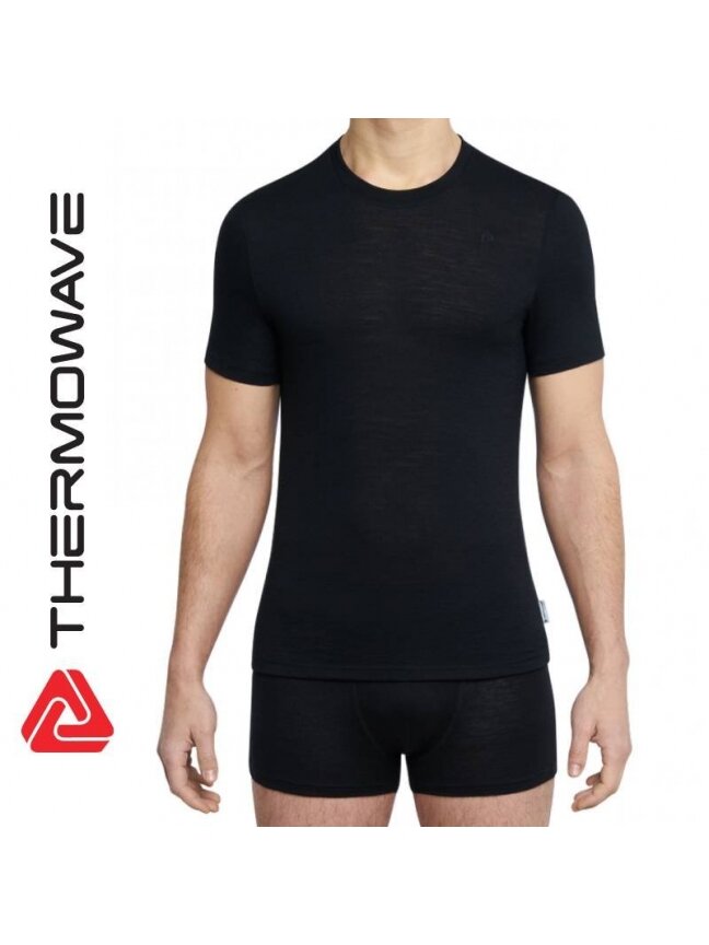 Vyriški Marškinėliai THERMOWAVE Merino Life XL Vyriški Marškinėliai THERMOWAVE Merino Life XL
