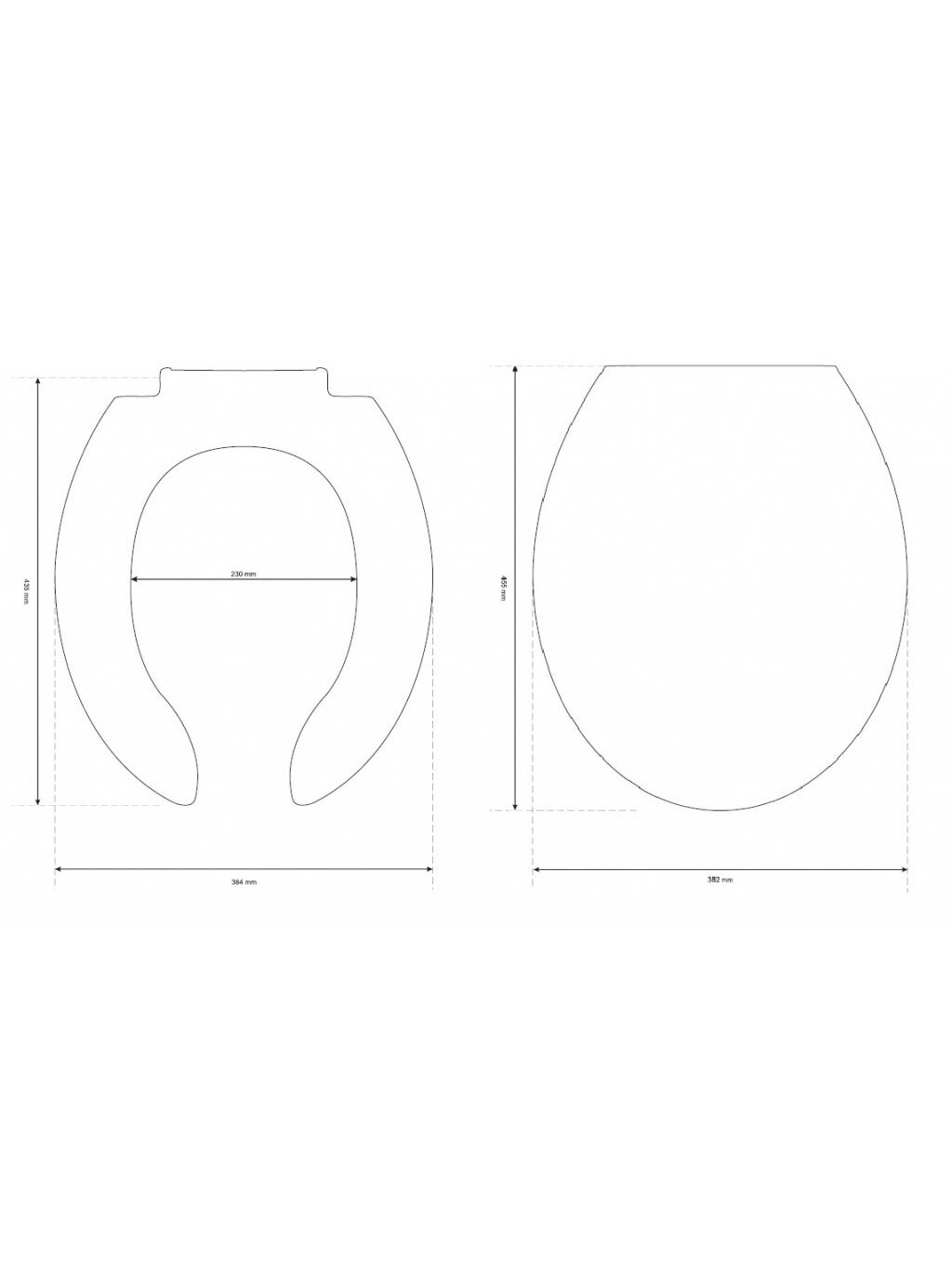 WC dangtis Cersanit Etiuda, baltas 1 WC dangtis Cersanit Etiuda, baltas 1