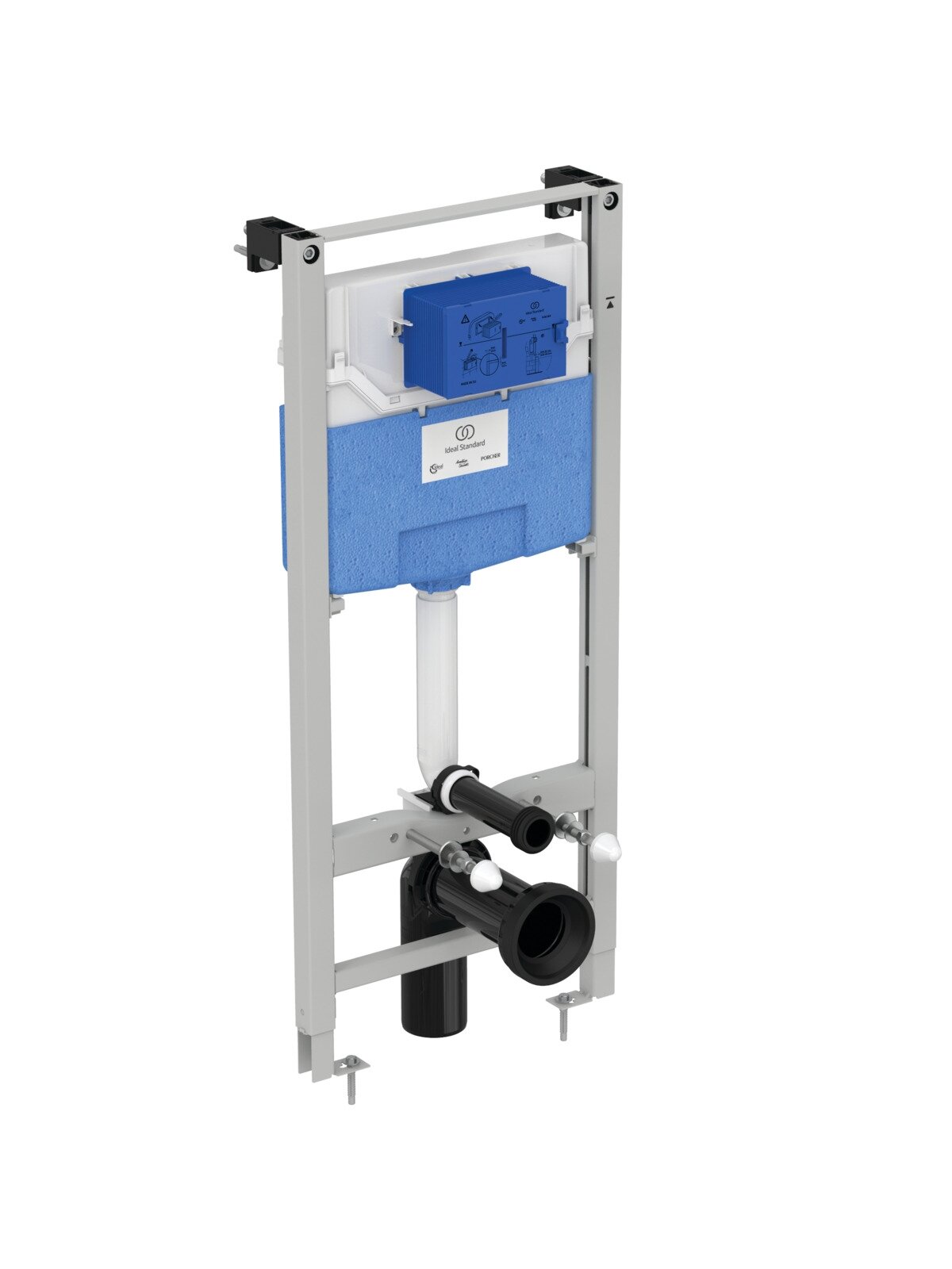 WC rėmo komplektas Ideal Standard ProSys, su WC SAT Brevis, chromuotu mygtuku ir soft-close dangčiu 1