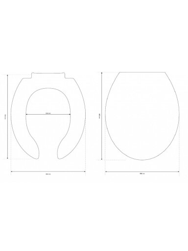 WC dangtis Cersanit Etiuda, baltas