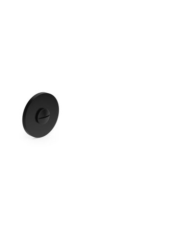WC durų užsuktukas Metal-Bud BELLA R SLIM, juoda