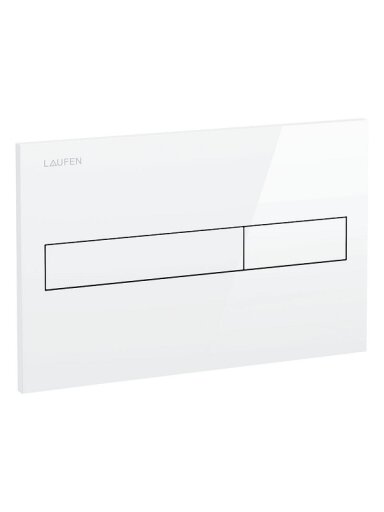 WC klavišas Laufen LIS Dual Flush, baltas