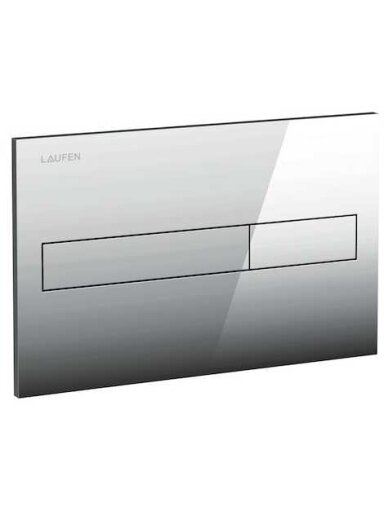 WC klavišas Laufen LIS Dual Flush, chromas